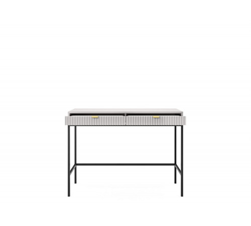 Стол туалетный Perfect Home Новая/Nova с 2 ящиками и черными ножками T104 Серый (PFH-091268)