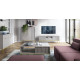 Комод высокий Perfect Home Новая/Nova 2-дверный с золотыми ножками K104 Серый (PFH-091235)