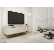 Тумба под телевизор навесная Perfect Home Оро/Oro 2-дверная RTV135 Бежевый (PFH-091351)