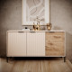 Комод Perfect Home Рейв/Rave 3-дверный 3D/153 Беж/викинг (PFH-091088)