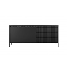 Комод Perfect Home Сенсо/Senso 2-дверный с 3 ящиками 2D3S/187 Черный (PFH-091136)