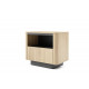 Тумба прикроватная Perfect Home Торро / Torro 1S/63 с 1 ящиком Дуб кремона/черный (PFH-091419)
