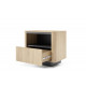 Тумба прикроватная Perfect Home Торро / Torro 1S/63 с 1 ящиком Дуб кремона/черный (PFH-091419)