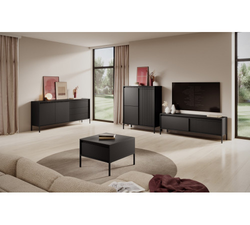 Стол журнальный Perfect Home Сенсо / Senso 68 Черный (PFH-091139)
