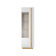 Витрина высокая Perfect Home Арко / Arco 1-дверная 1D1W/60 Белый глянец/дуб грандсон (PFH-091029)