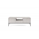 Тумба под телевизор Perfect Home Новая/Nova 2-дверная с 1 ящиком и черными ножками RTV154 Серый (PFH-091227)