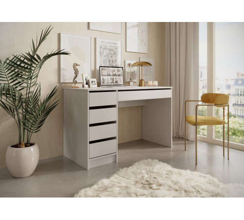 Стол туалетный письменный Perfect Home Ада/Ada 5S/120 с 5 ящиками Кашемир (PFH-091309)