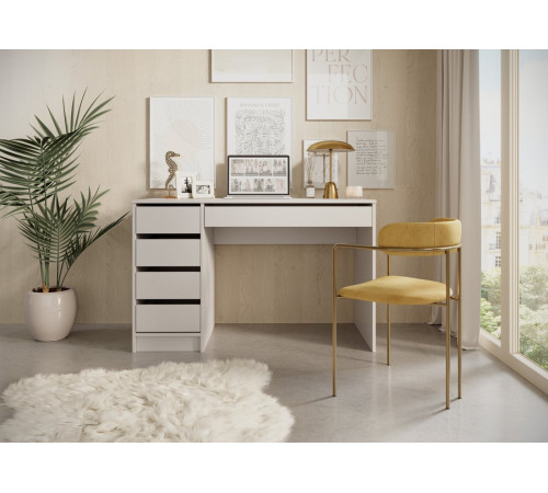 Стол туалетный письменный Perfect Home Ада/Ada 5S/120 с 5 ящиками Кашемир (PFH-091309)