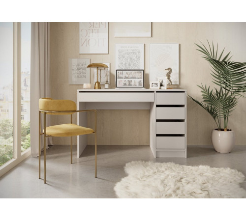 Стол туалетный письменный Perfect Home Ада/Ada 5S/120 с 5 ящиками Кашемир (PFH-091309)