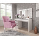 Стол туалетный письменный Perfect Home Ада/Ada 5S/120 с 5 ящиками Белый глянец (PFH-091306)