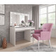 Стол туалетный письменный Perfect Home Ада/Ada 5S/120 с 5 ящиками Белый глянец (PFH-091306)