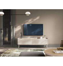Тумба под телевизор Perfect Home Левел / Level 2-дверная 2D/153 Беж/дуб сканди (PFH-091158)