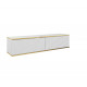 Тумба под телевизор навесная Perfect Home Оро/Oro 2-дверная RTV135 MDF Белый (PFH-091354)