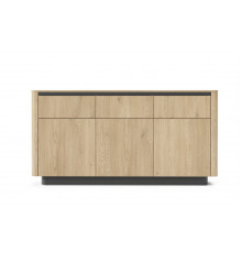 Комод Perfect Home Торро / Torro 3D3S/163 3-дверный с 3 ящиками Дуб кремона/черный (PFH-091415)