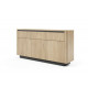 Комод Perfect Home Торро / Torro 3D3S/163 3-дверный с 3 ящиками Дуб кремона/черный (PFH-091415)