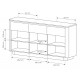 Комод Perfect Home Торро / Torro 3D3S/163 3-дверный с 3 ящиками Дуб кремона/черный (PFH-091415)