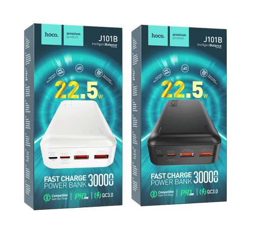 УМБ Power Bank Hoco J101B Astute 30000mAh PD20W+QC3.0