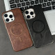 Накладка Leather Magnetic Case with Metal Frame iPhone 13 Pro Max