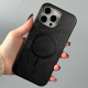 Накладка Leather Magnetic Case with Metal Frame iPhone 13 Pro Max