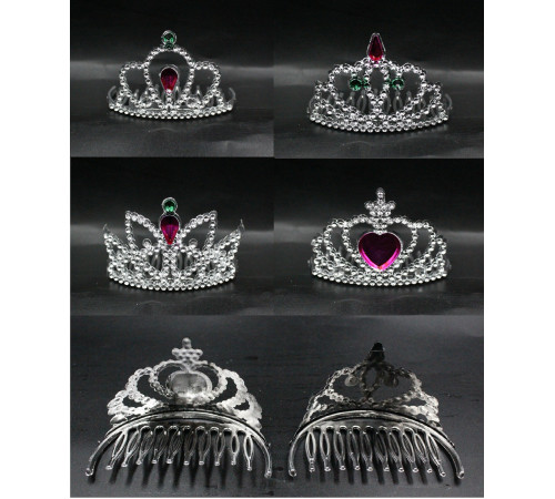 m225 Корона Маленька (Діадема), мікс, пластик.