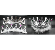 M227 Корона "Срібло", пух, пластик.