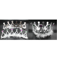 M227 Корона "Срібло", пух, пластик.