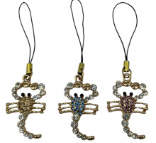 ML108 Брелок скорпион на телефон