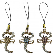 ML108 Брелок скорпіон на телефон