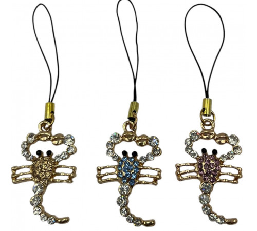 ML108 Брелок скорпіон на телефон