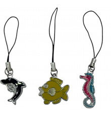 ML34 Брелок морські тварини на телефон