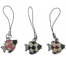 ML62 Брелок рибка на телефон