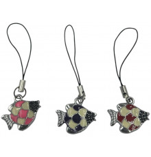 ML62 Брелок рибка на телефон