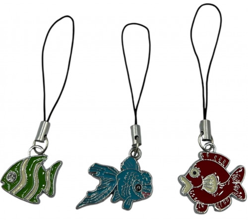 ML75 Брелок рибка на телефон