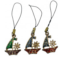 ML84 Брелок кораблик на телефон