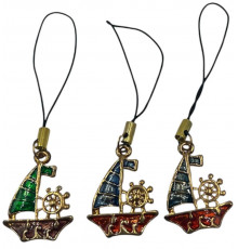 ML84 Брелок кораблик на телефон