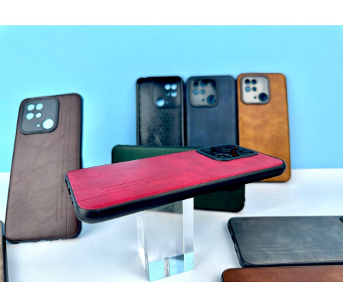 Накладка Шкіряна Mustang Black Silicone Xiaomi Redmi Note 10 4G-Redmi Note 10S