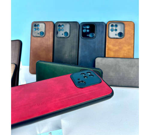 Накладка Шкіряна Mustang Black Silicone Xiaomi Redmi Note 10 4G-Redmi Note 10S