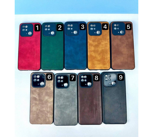 Накладка Шкіряна Mustang Black Silicone Xiaomi Redmi A1-Redmi A2