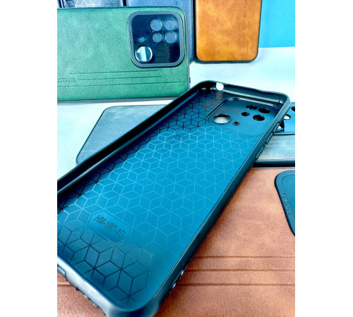 Накладка Шкіряна Mustang Black Silicone Xiaomi Redmi Note 11 Pro-Redmi Note 11 Pro 5G