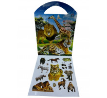 nk109 Набор наклейка раскраска