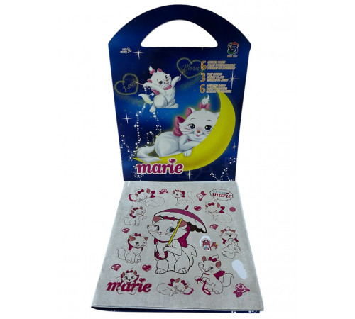 nk121 Набір розмальовка наклейка