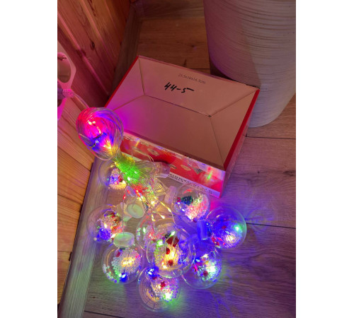 770-код  ШТОРА LED +  10pcs ball curtain ligh    44-5  (30)