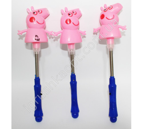 PL268 Палиця Пеппа на пружині (світиться)