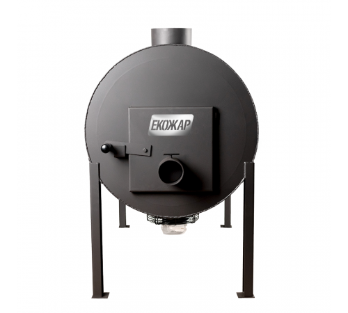 Дровяная печь буржуйка Экожар (ранее «Брест») Про 1000 Плюс комплект с вентилятором