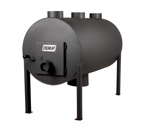 Дровяная печь буржуйка Экожар (ранее «Брест») Про 1000 вертикальная