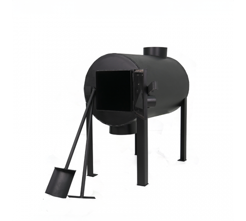 Дровяная печь буржуйка Экожар ранее «Брест») Про 200 вертикальная