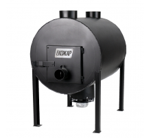 Дровяная печь буржуйка Экожар (ранее «Брест») Про 500 плюс комплект с вентилятором