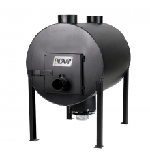 Дровяная печь буржуйка Экожар (ранее «Брест») Про 500 плюс комплект с вентилятором