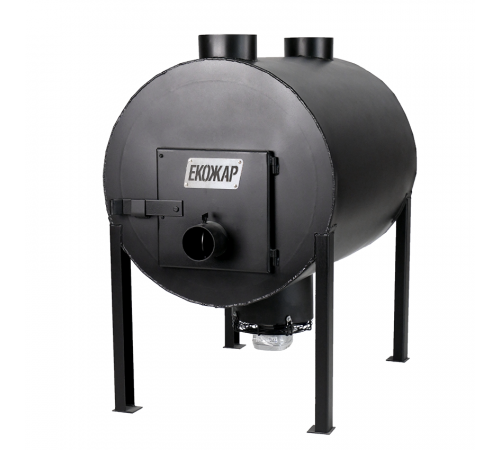 Дровяная печь буржуйка Экожар (ранее «Брест») Про 500 плюс комплект с вентилятором