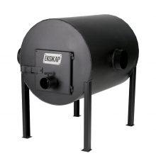 Дровяная печь буржуйка Экожар (ранее «Брест») Про 500 горизонтальная